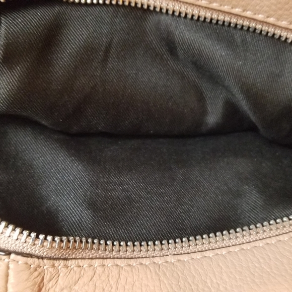 Vince Camuto Rosie Satchel Vintage Quartz Leather Blush Pink Shoulder Bag Purse - Picture 9 of 14